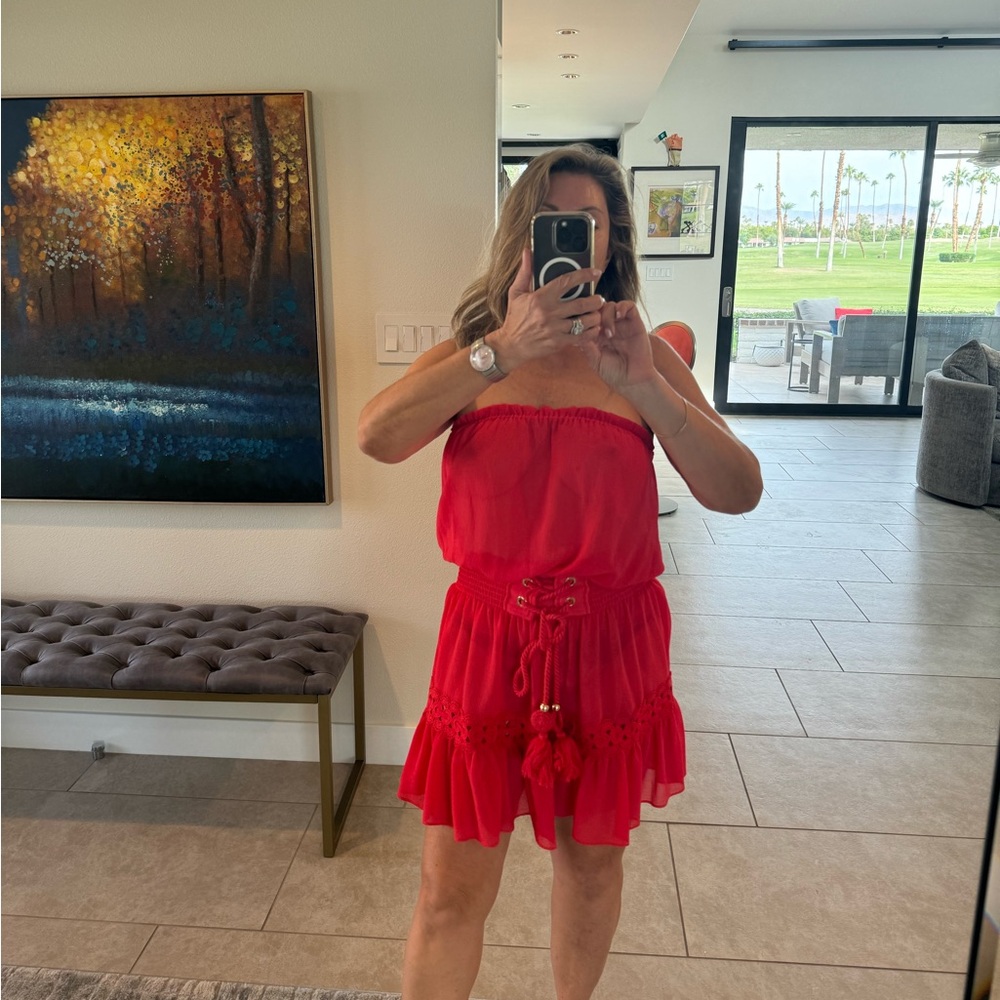 Ramy Brook size extra small strapless dress or coverup.